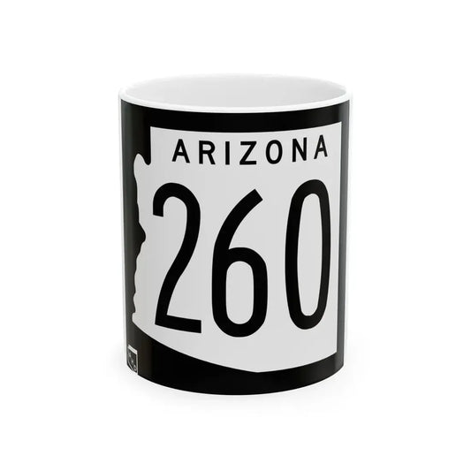 Arizona 260 1963 (Arizona) (Road Sign) White Coffee Mug 11oz - Go Mug Yourself