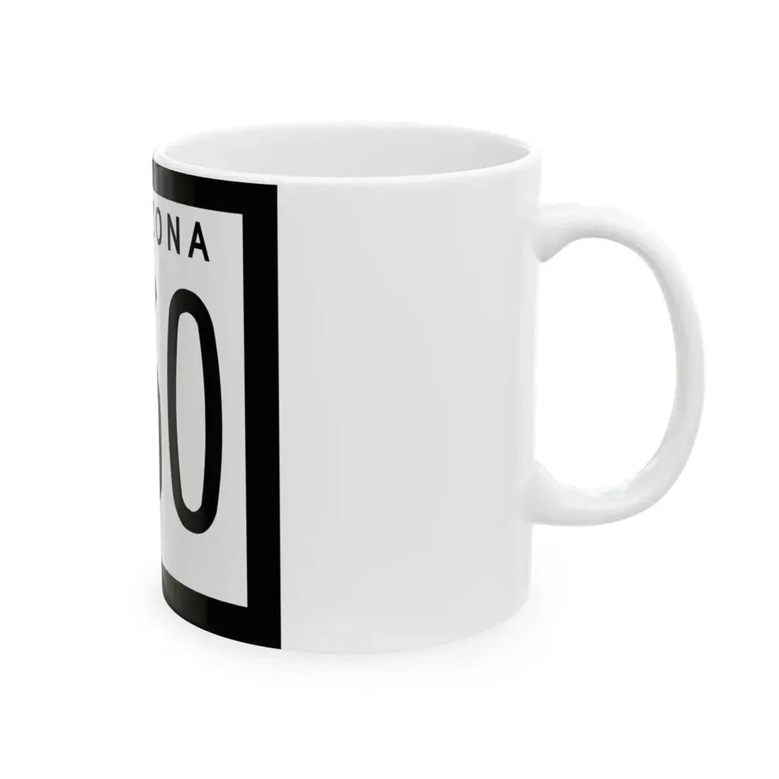 Arizona 260 1963 (Arizona) (Road Sign) White Coffee Mug - Go Mug Yourself