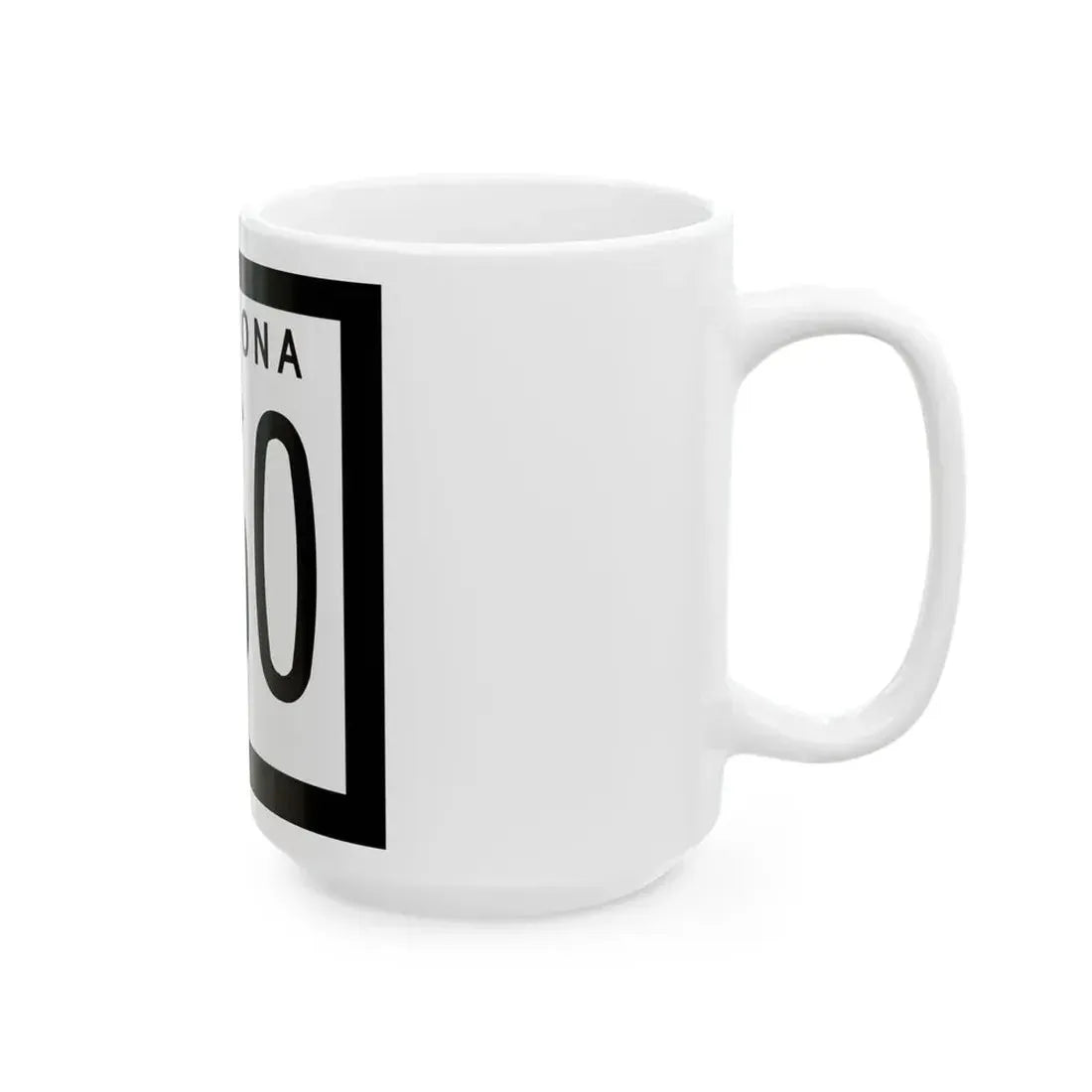 Arizona 260 1963 (Arizona) (Road Sign) White Coffee Mug - Go Mug Yourself