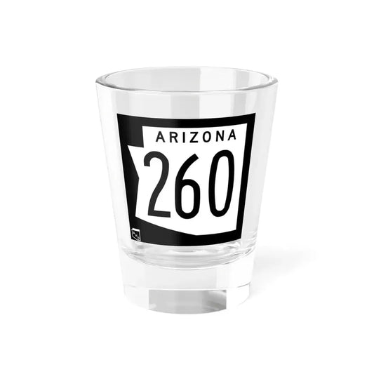 Arizona 260 1973 (Arizona) (Road Sign) Shot Glass 1.5oz 1.5oz - Go Mug Yourself