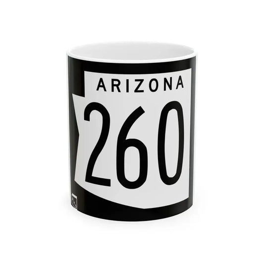Arizona 260 1973 (Arizona) (Road Sign) White Coffee Mug 11oz - Go Mug Yourself
