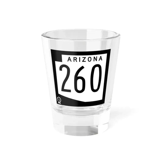 Arizona 260 1978 (Arizona) (Road Sign) Shot Glass 1.5oz 1.5oz - Go Mug Yourself