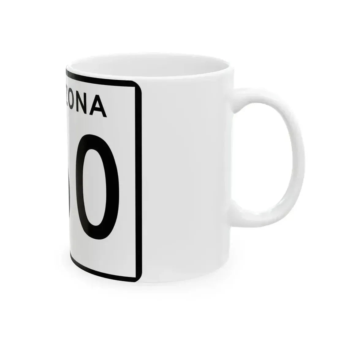 Arizona 260 (Arizona) (Road Sign) White Coffee Mug - Go Mug Yourself