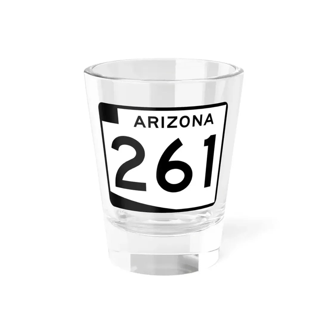 Arizona 261 (Arizona) (Road Sign) Shot Glass 1.5oz 1.5oz - Go Mug Yourself