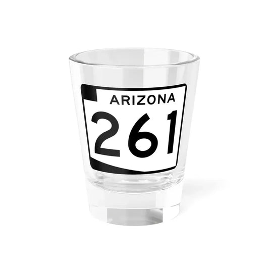 Arizona 261 (Arizona) (Road Sign) Shot Glass 1.5oz 1.5oz - Go Mug Yourself