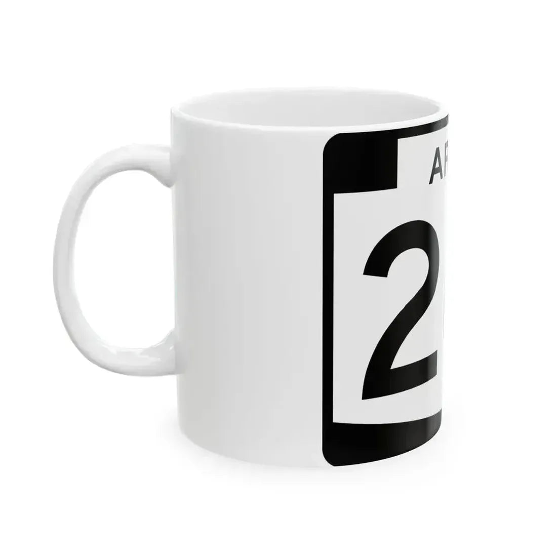 Arizona 261 (Arizona) (Road Sign) White Coffee Mug - Go Mug Yourself