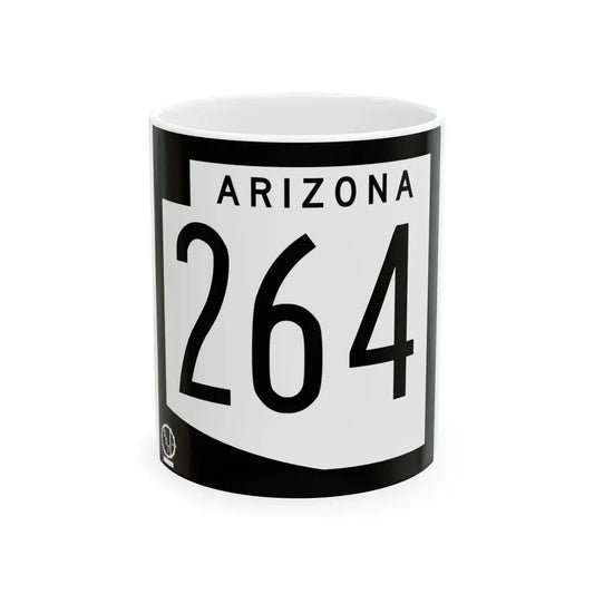 Arizona 264 1978 (Arizona) (Road Sign) White Coffee Mug 11oz - Go Mug Yourself
