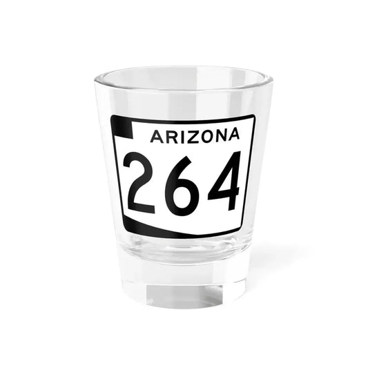 Arizona 264 (Arizona) (Road Sign) Shot Glass 1.5oz 1.5oz - Go Mug Yourself