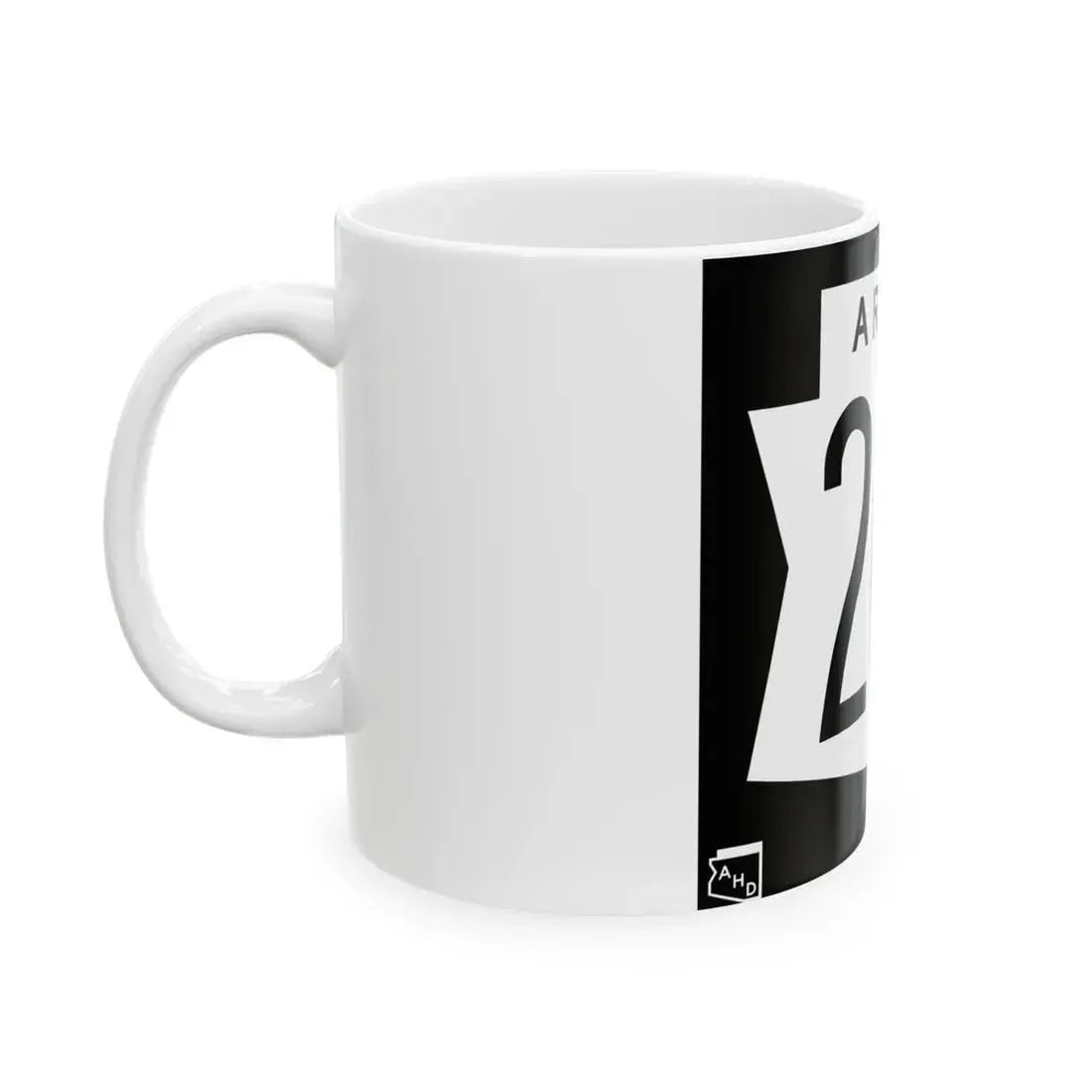 Arizona 266 1973 (Arizona) (Road Sign) White Coffee Mug - Go Mug Yourself