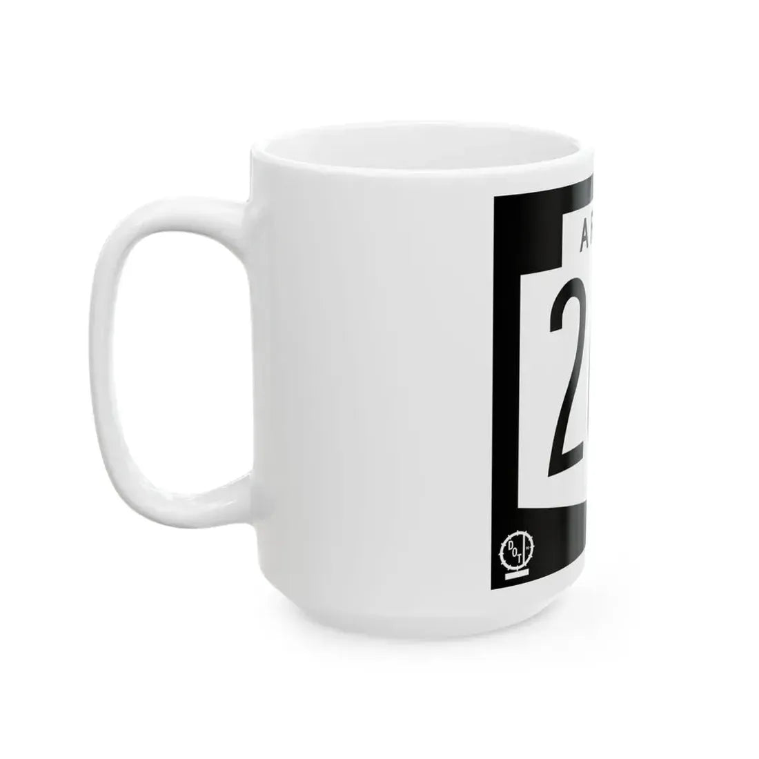 Arizona 266 1978 (Arizona) (Road Sign) White Coffee Mug - Go Mug Yourself
