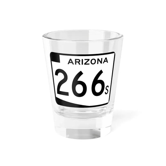 Arizona 266S (Arizona) (Road Sign) Shot Glass 1.5oz 1.5oz - Go Mug Yourself