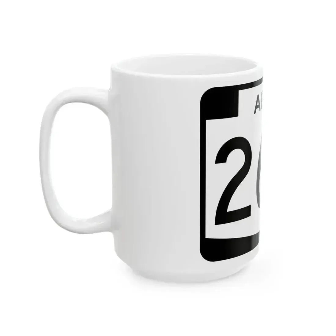 Arizona 266S (Arizona) (Road Sign) White Coffee Mug - Go Mug Yourself