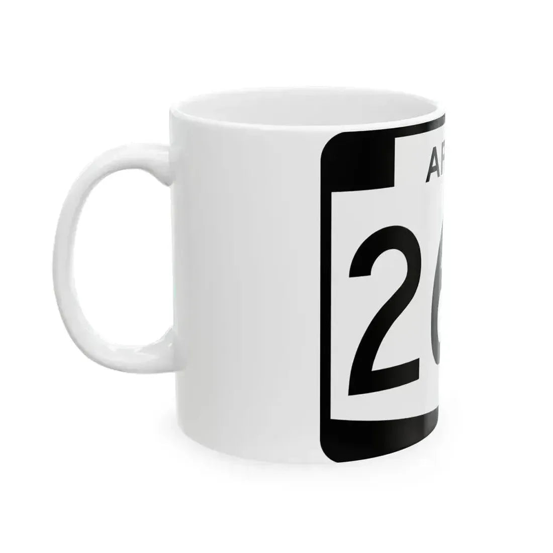 Arizona 266S (Arizona) (Road Sign) White Coffee Mug - Go Mug Yourself