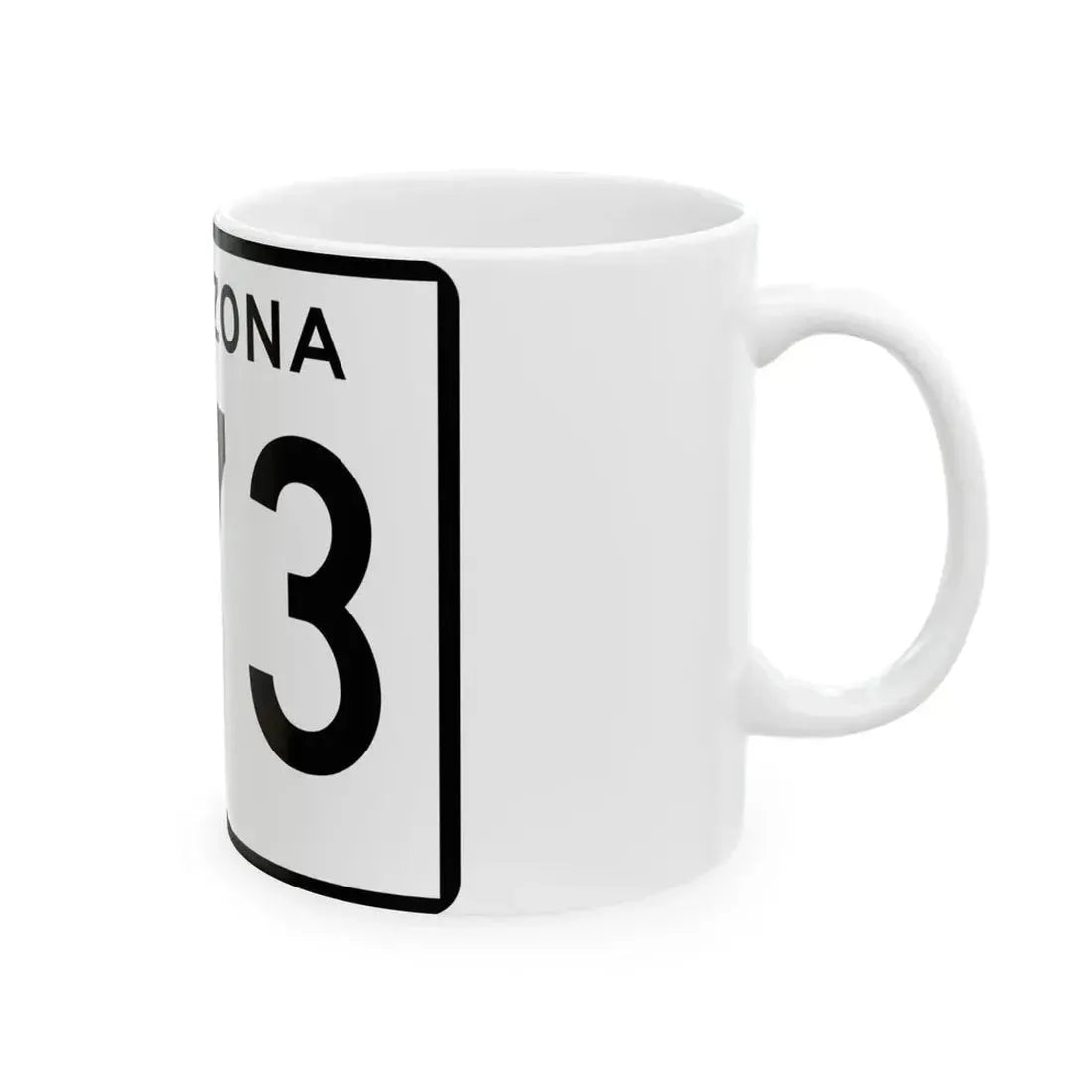 Arizona 273 (Arizona) (Road Sign) White Coffee Mug - Go Mug Yourself