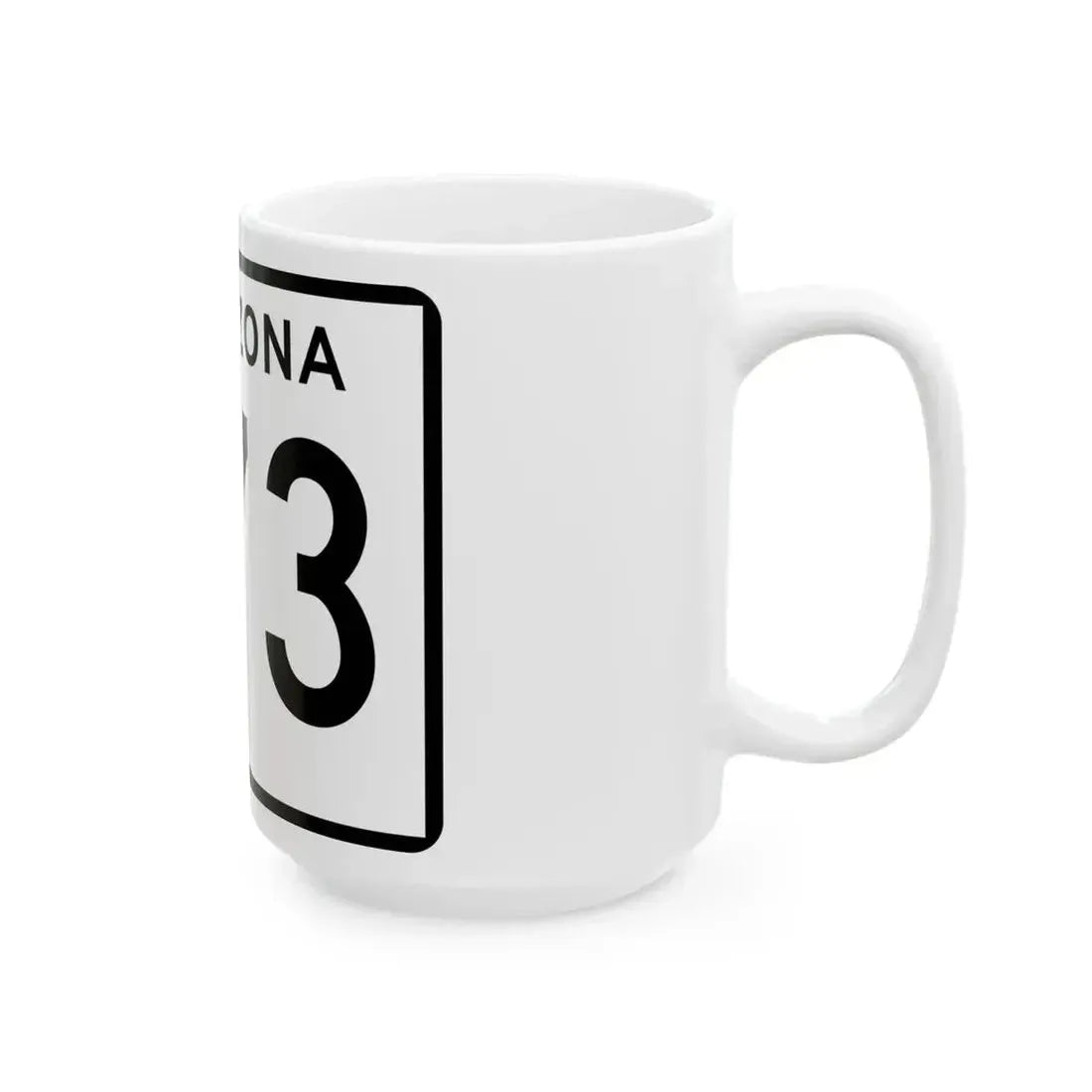 Arizona 273 (Arizona) (Road Sign) White Coffee Mug - Go Mug Yourself
