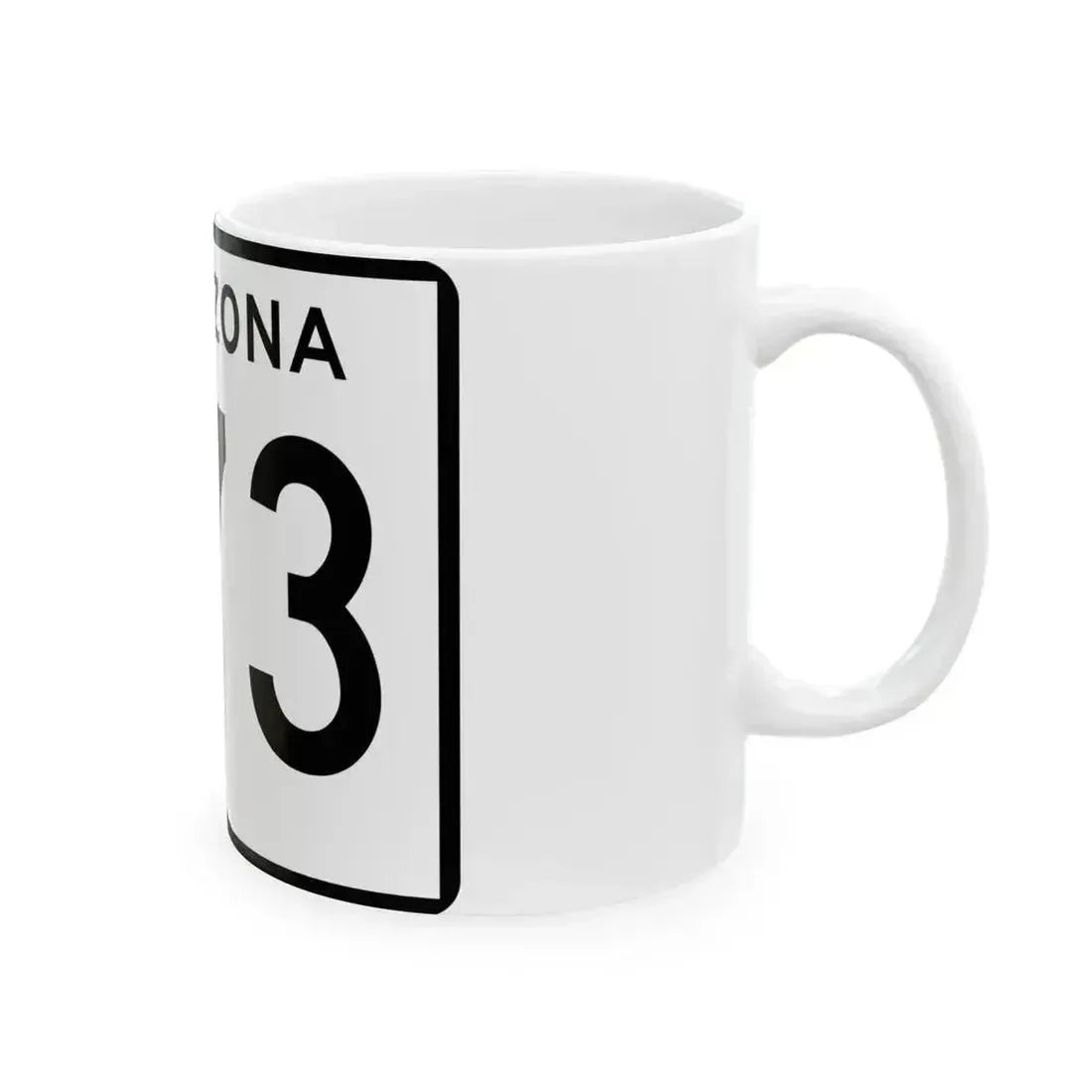 Arizona 273 (Arizona) (Road Sign) White Coffee Mug - Go Mug Yourself