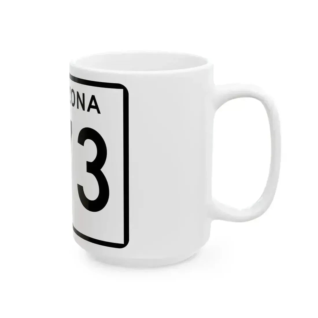 Arizona 273 (Arizona) (Road Sign) White Coffee Mug - Go Mug Yourself