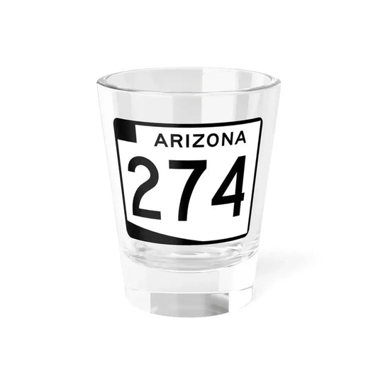 Arizona 274 (Arizona) (Road Sign) Shot Glass 1.5oz 1.5oz - Go Mug Yourself