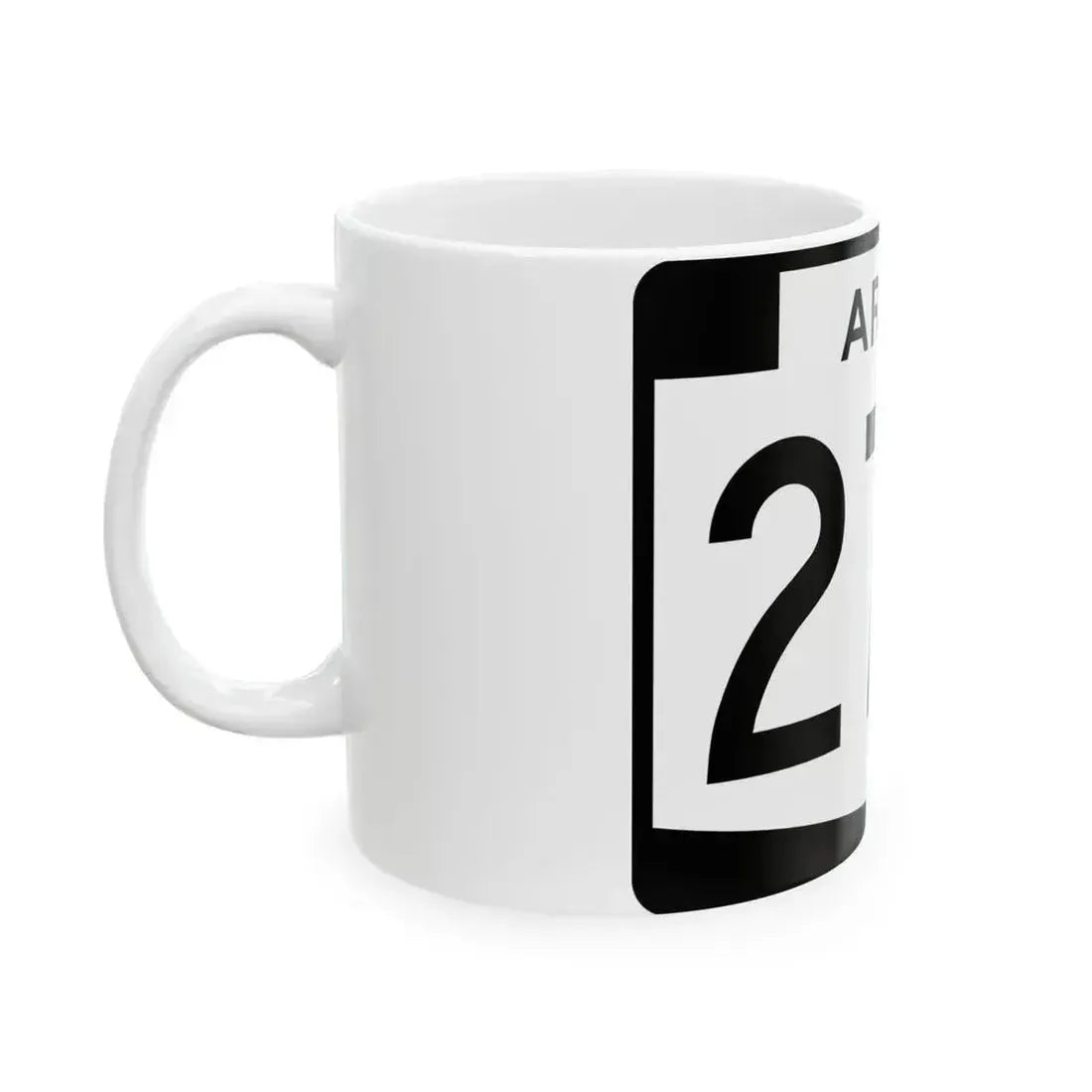Arizona 274 (Arizona) (Road Sign) White Coffee Mug - Go Mug Yourself