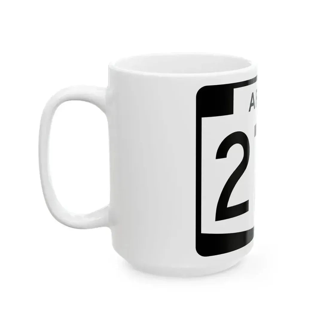 Arizona 274 (Arizona) (Road Sign) White Coffee Mug - Go Mug Yourself