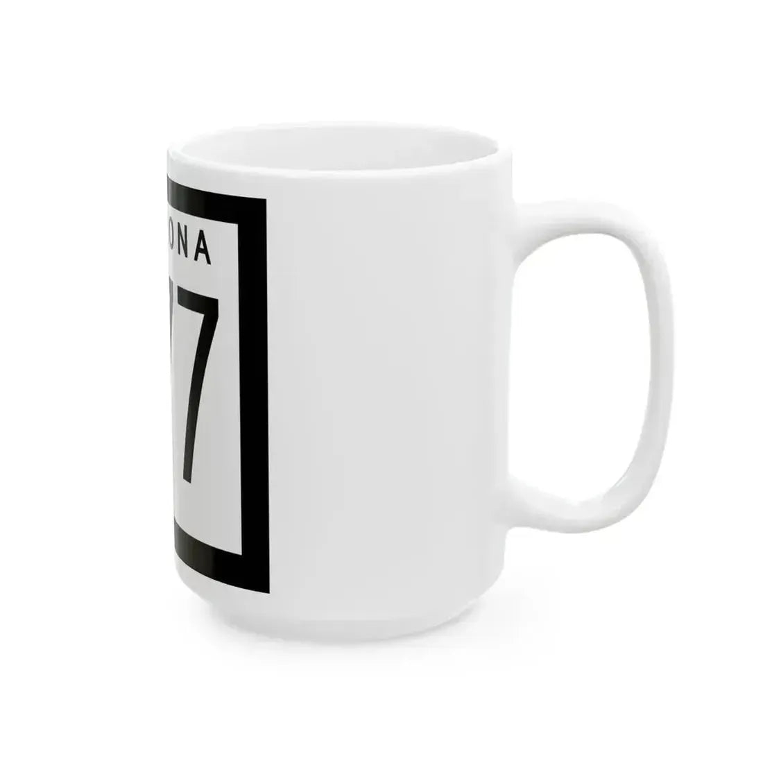 Arizona 277 1963 (Arizona) (Road Sign) White Coffee Mug - Go Mug Yourself