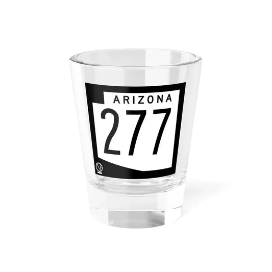 Arizona 277 1978 (Arizona) (Road Sign) Shot Glass 1.5oz 1.5oz - Go Mug Yourself