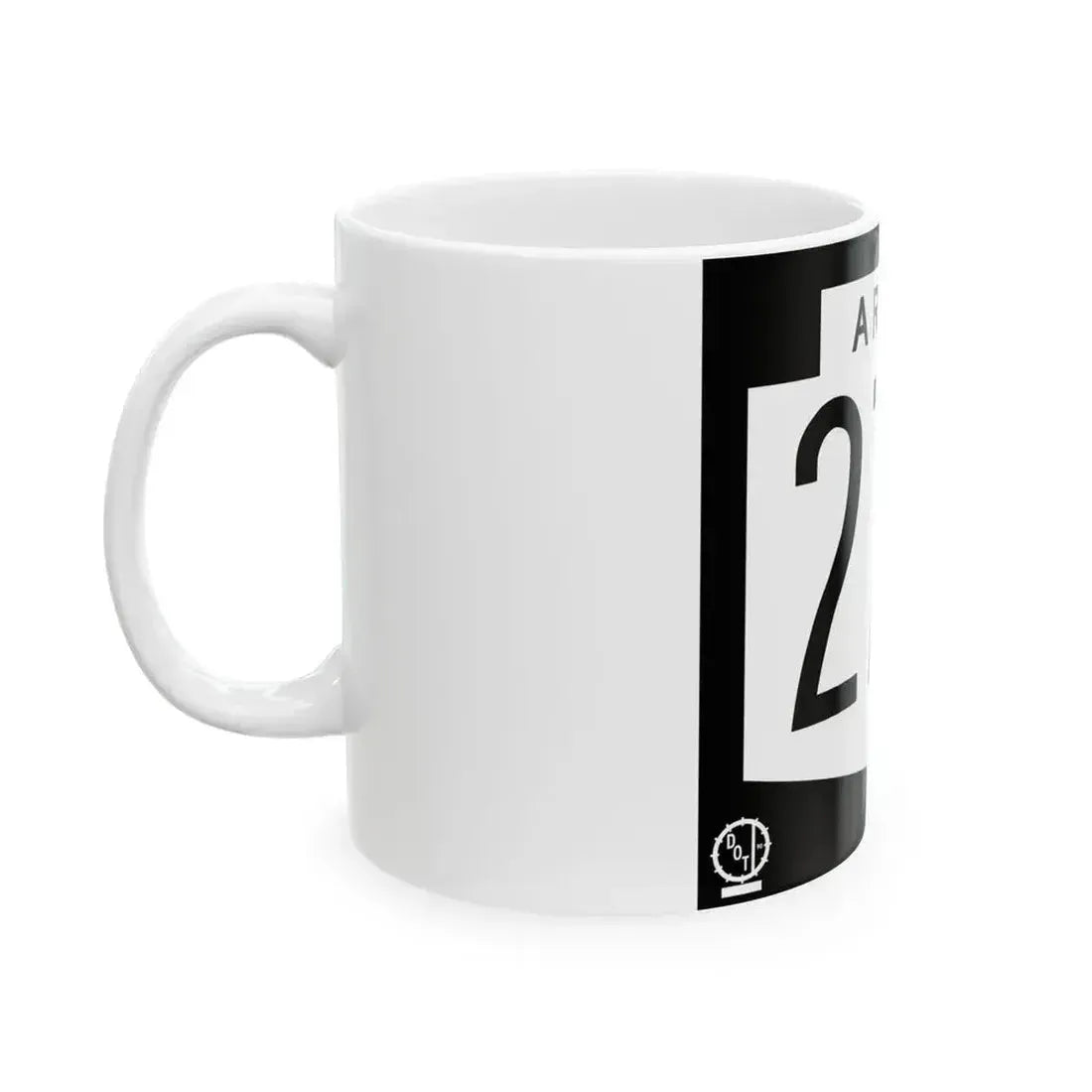 Arizona 277 1978 (Arizona) (Road Sign) White Coffee Mug - Go Mug Yourself