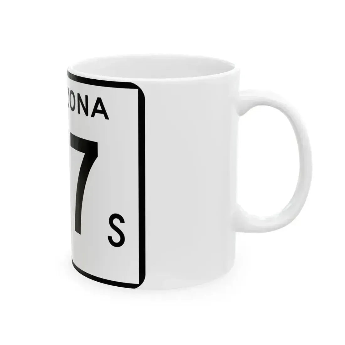 Arizona 277S (Arizona) (Road Sign) White Coffee Mug - Go Mug Yourself