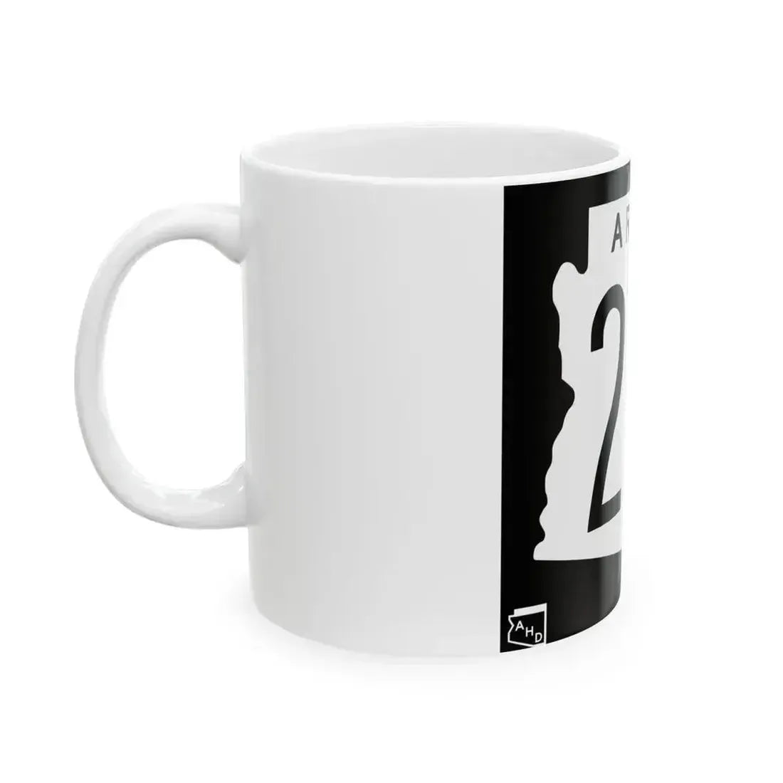 Arizona 279 1963 (Arizona) (Road Sign) White Coffee Mug - Go Mug Yourself