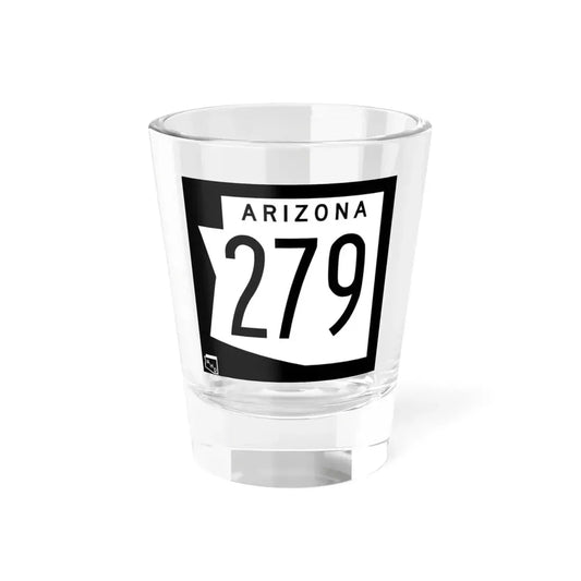 Arizona 279 1973 (Arizona) (Road Sign) Shot Glass 1.5oz 1.5oz - Go Mug Yourself