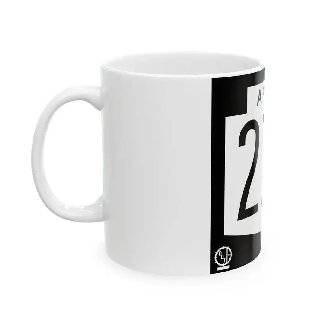 Arizona 279 1978 (Arizona) (Road Sign) White Coffee Mug - Go Mug Yourself