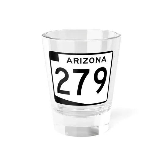 Arizona 279 (Arizona) (Road Sign) Shot Glass 1.5oz 1.5oz - Go Mug Yourself