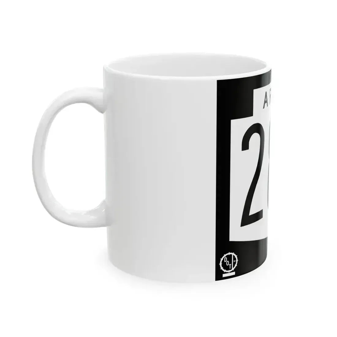 Arizona 280 1978 (Arizona) (Road Sign) White Coffee Mug - Go Mug Yourself