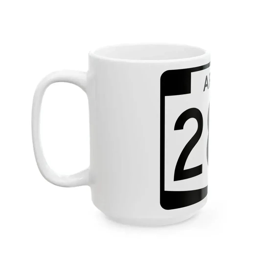 Arizona 280 (Arizona) (Road Sign) White Coffee Mug - Go Mug Yourself