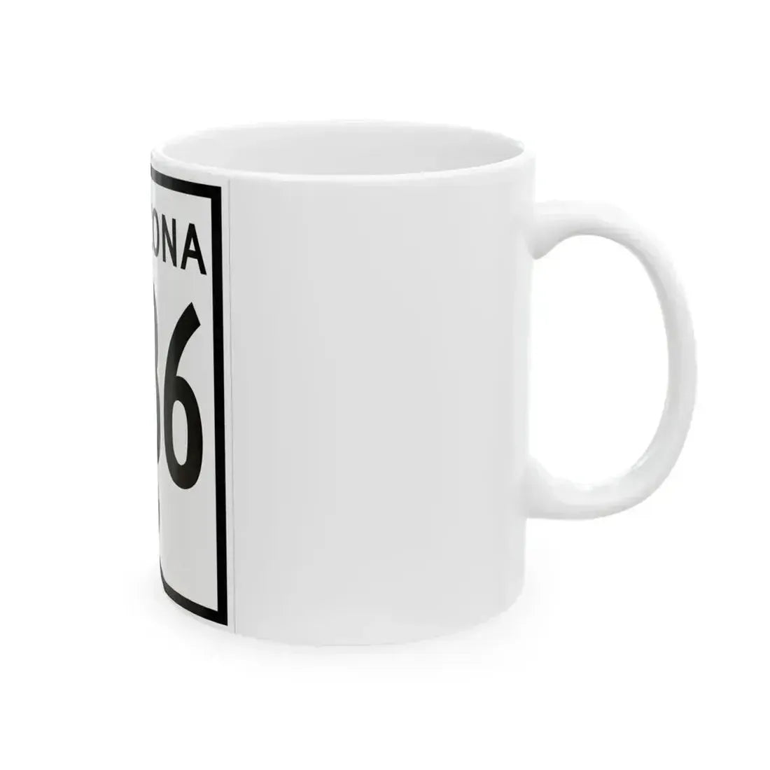 Arizona 286 1956 (Arizona) (Road Sign) White Coffee Mug - Go Mug Yourself