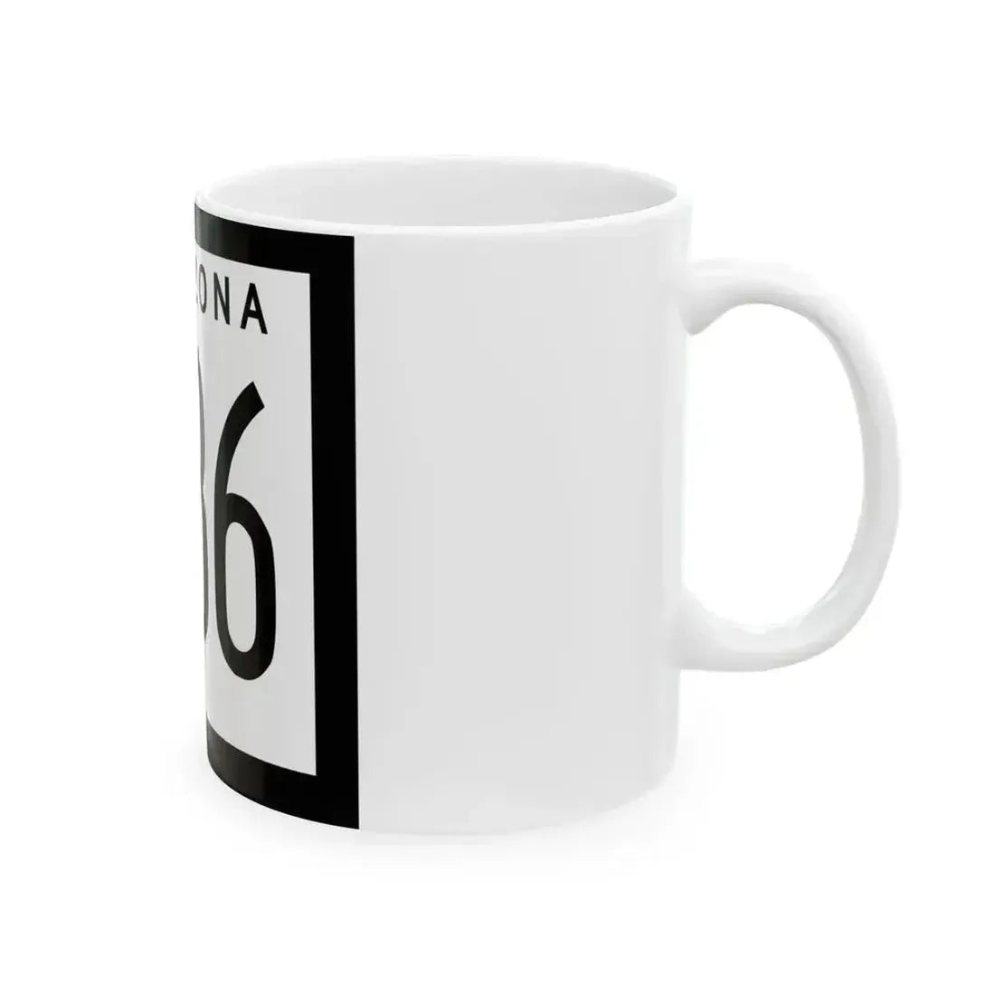 Arizona 286 1973 (Arizona) (Road Sign) White Coffee Mug - Go Mug Yourself