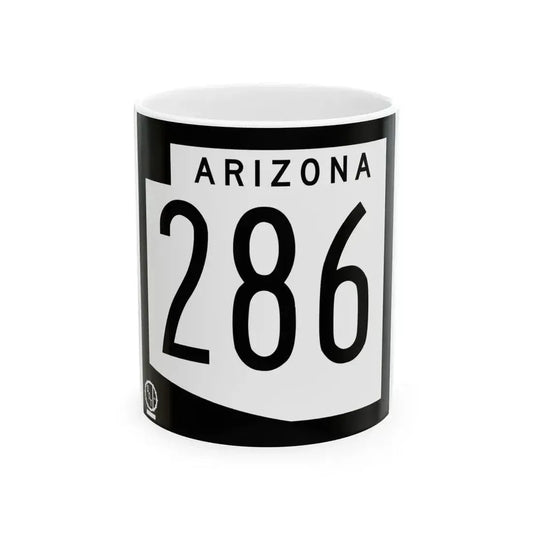 Arizona 286 1978 (Arizona) (Road Sign) White Coffee Mug 11oz - Go Mug Yourself