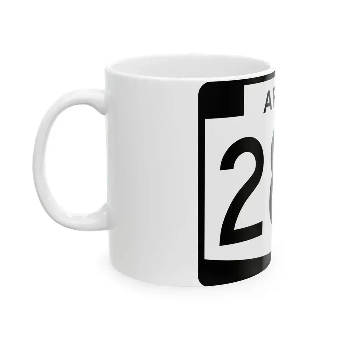 Arizona 286 (Arizona) (Road Sign) White Coffee Mug - Go Mug Yourself