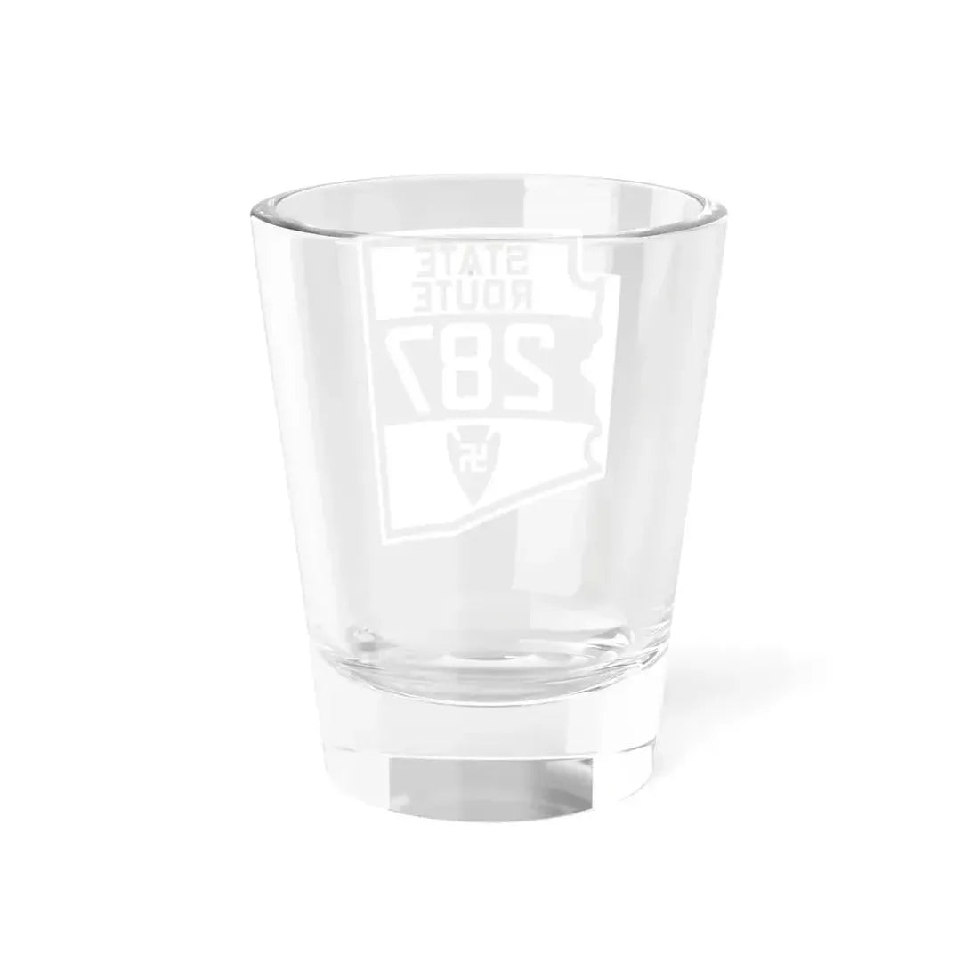 Arizona 287 1927 (Arizona) (Road Sign) Shot Glass 1.5oz - Go Mug Yourself