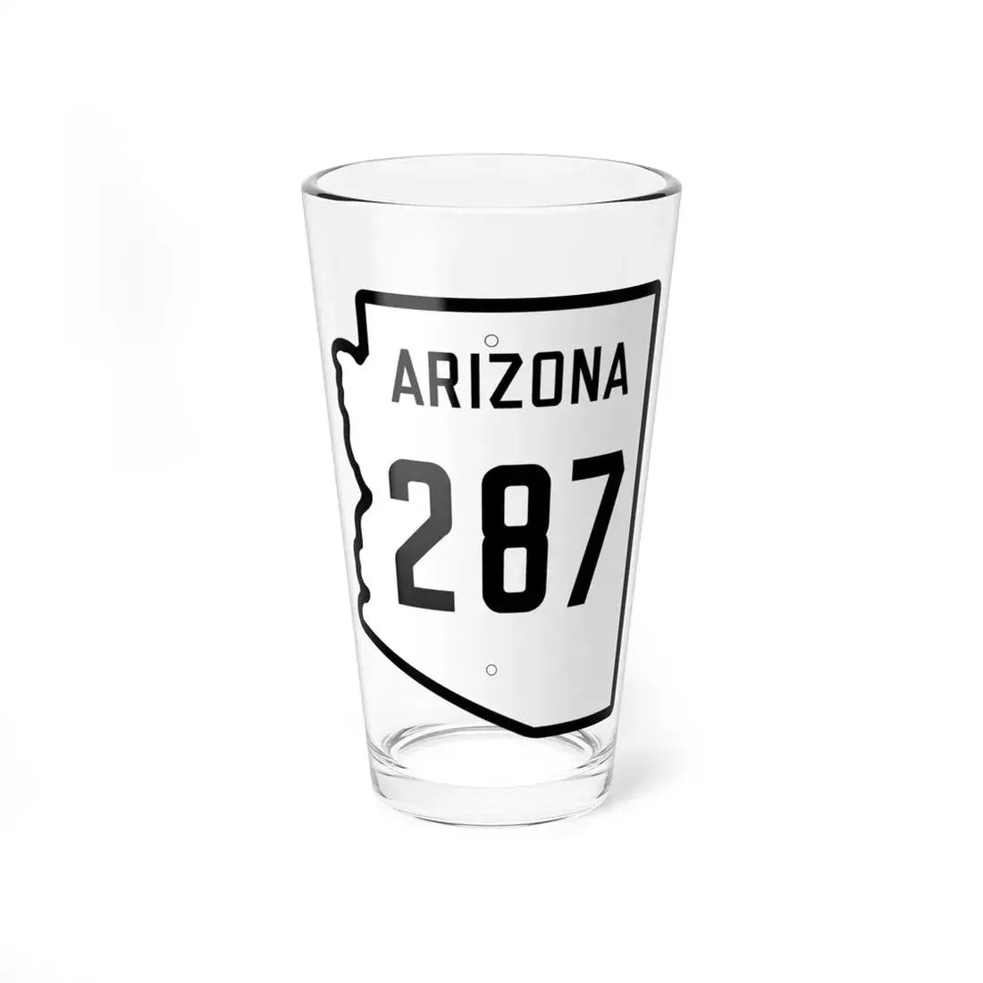 Arizona 287 1941 (Arizona) (Road Sign) Pint Glss 16oz 16oz - Go Mug Yourself