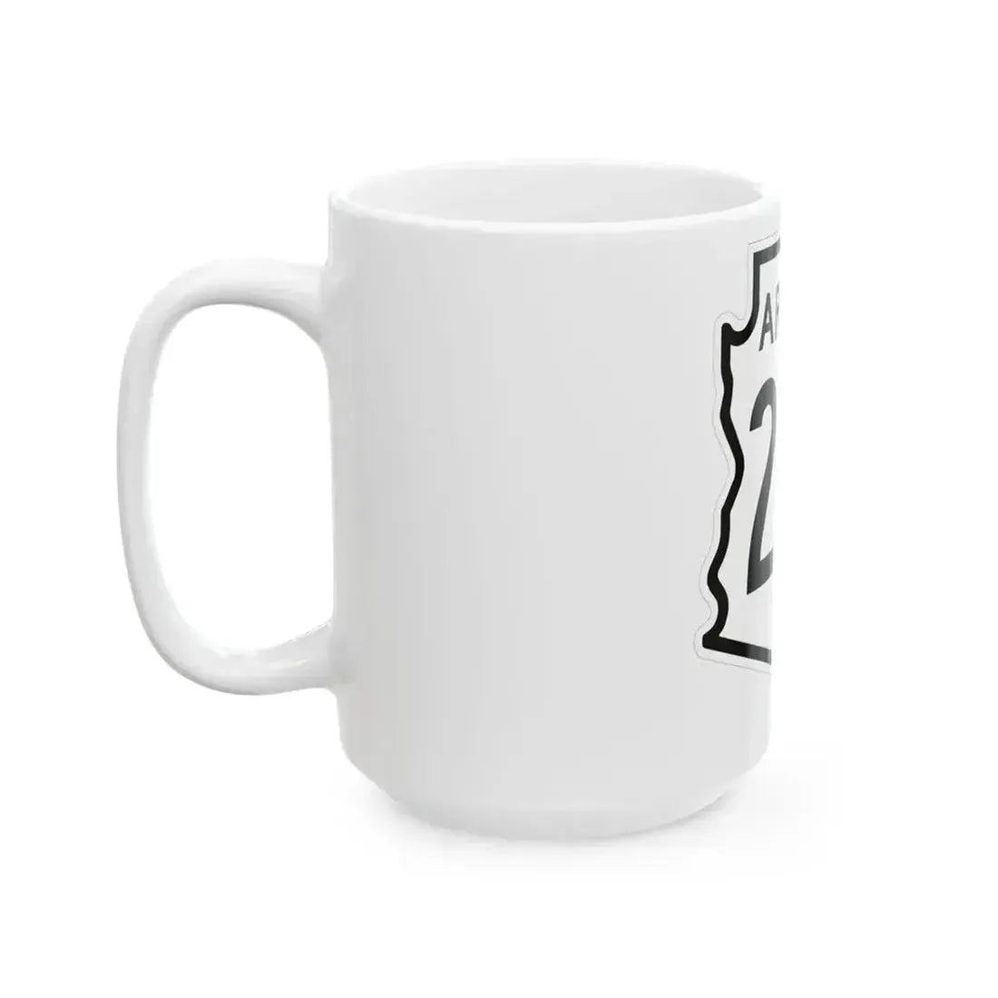 Arizona 287 1956 (Arizona) (Road Sign) White Coffee Mug - Go Mug Yourself