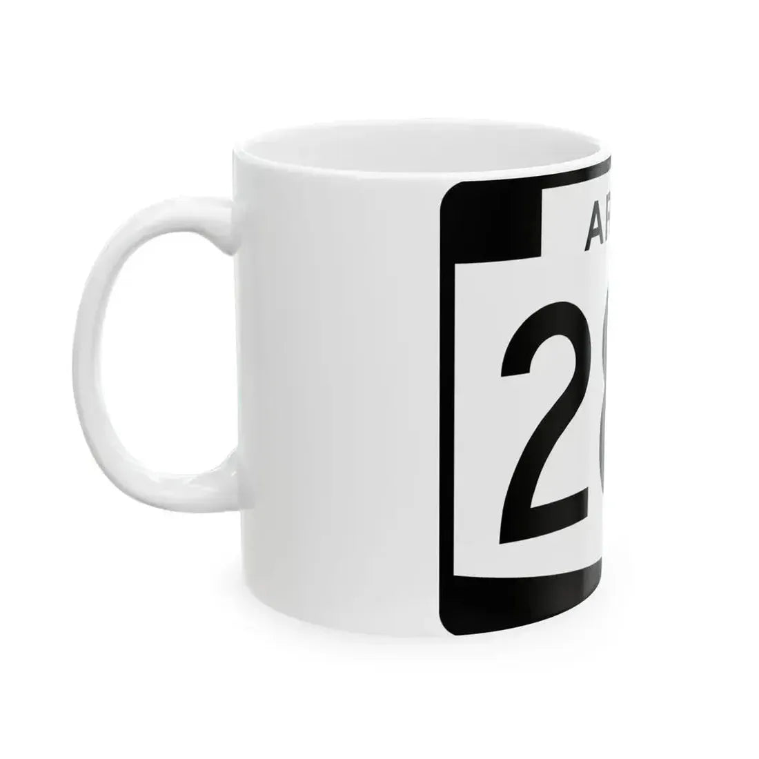 Arizona 287 (Arizona) (Road Sign) White Coffee Mug - Go Mug Yourself