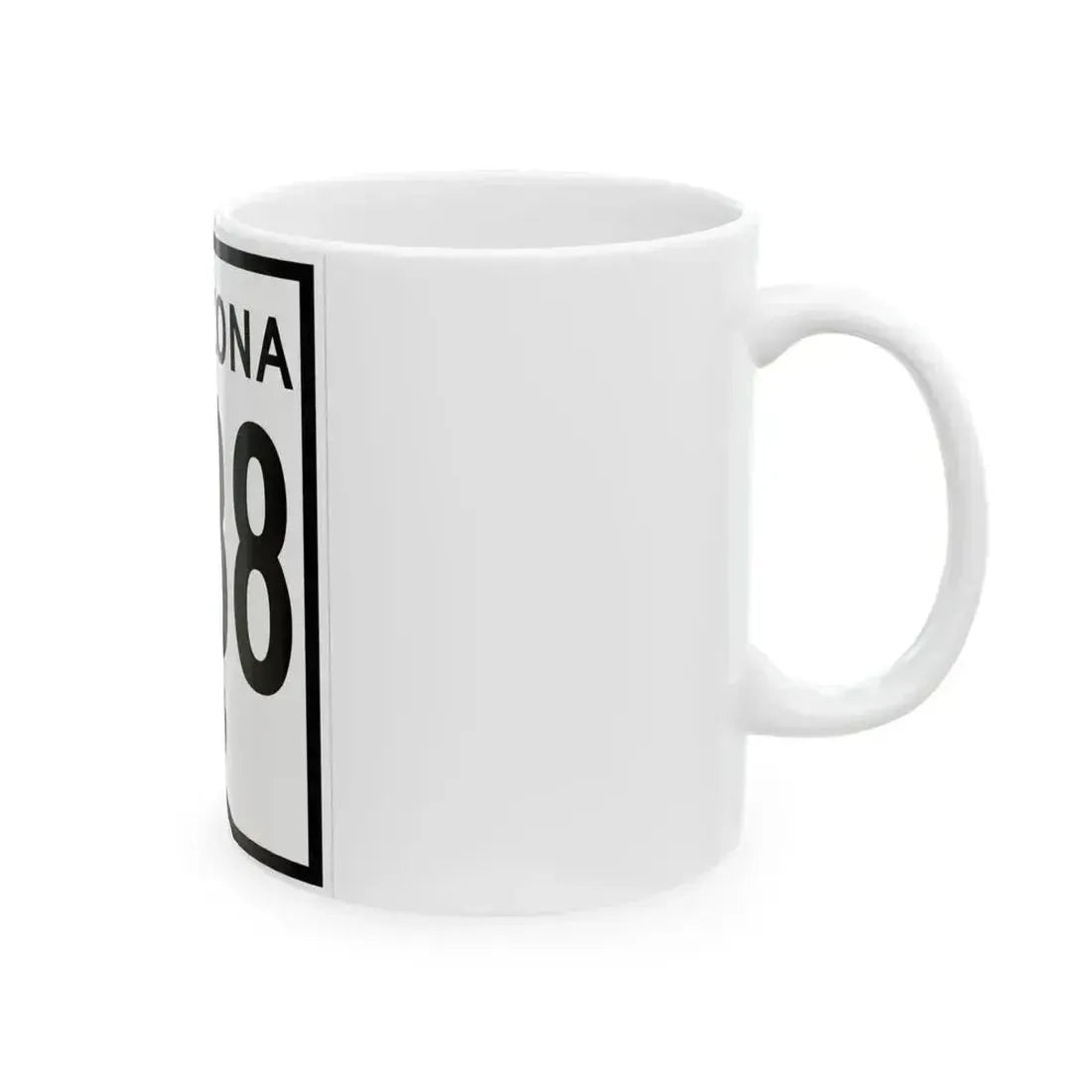 Arizona 288 1956 (Arizona) (Road Sign) White Coffee Mug - Go Mug Yourself