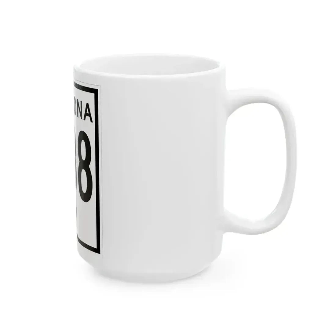 Arizona 288 1956 (Arizona) (Road Sign) White Coffee Mug - Go Mug Yourself
