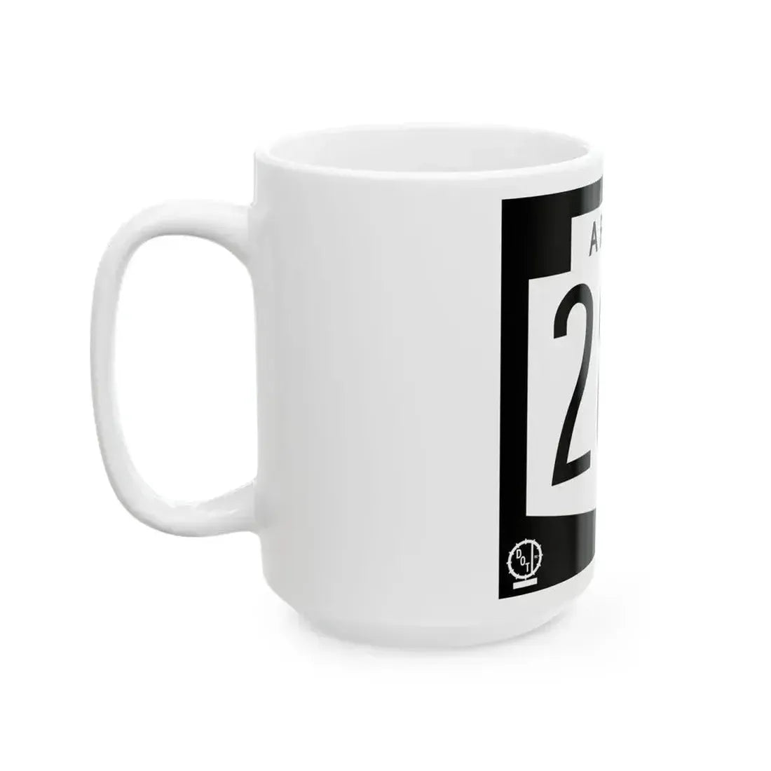 Arizona 288 1978 (Arizona) (Road Sign) White Coffee Mug - Go Mug Yourself