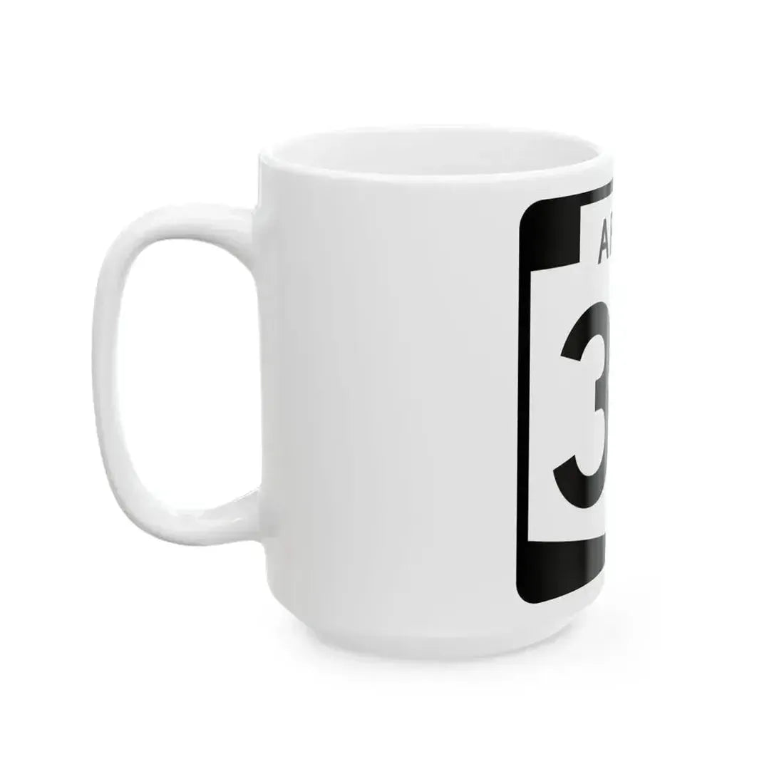 Arizona 30 (Arizona) (Road Sign) White Coffee Mug - Go Mug Yourself