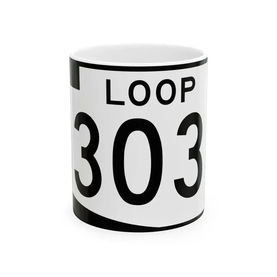 Arizona 303 (Arizona) (Road Sign) White Coffee Mug 11oz - Go Mug Yourself