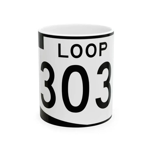 Arizona 303 (Arizona) (Road Sign) White Coffee Mug 11oz - Go Mug Yourself