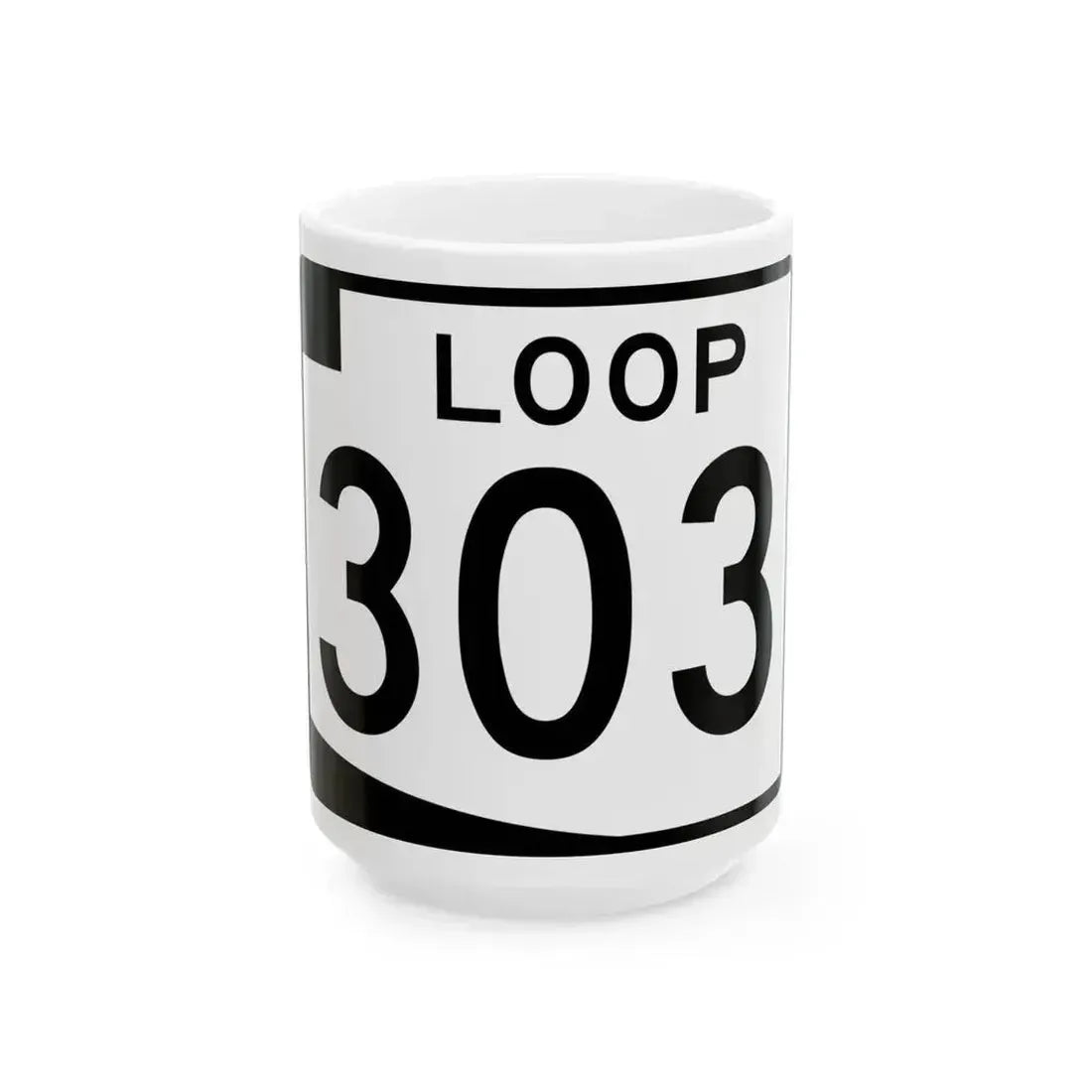 Arizona 303 (Arizona) (Road Sign) White Coffee Mug 15oz - Go Mug Yourself