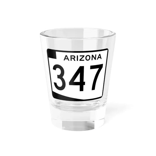 Arizona 347 (Arizona) (Road Sign) Shot Glass 1.5oz 1.5oz - Go Mug Yourself